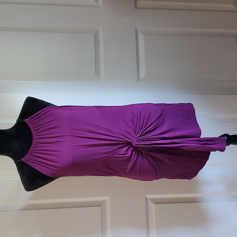 Long purple tunic